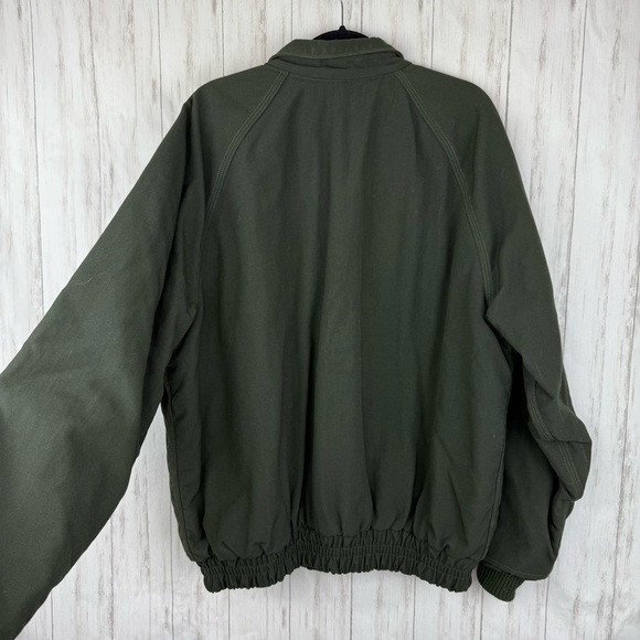 Carhartt Green Canvas Bomber jacket LIKE NEW - Picture 6 of 7